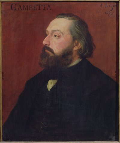 Leon Gambetta (1838-82) 1875 de Alphonse Legros